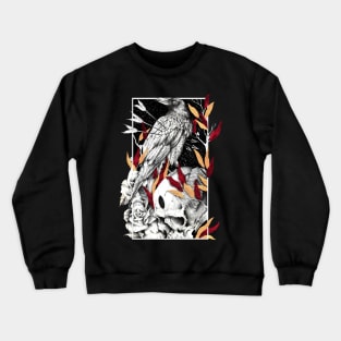 La Muerte l Death Tarot Card | Dark Fantasy Art Crewneck Sweatshirt